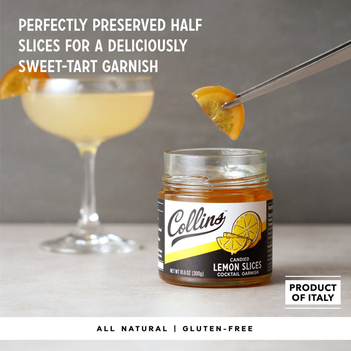 Candied Lemon Slices in Syrup 10.6 oz , Set of 6