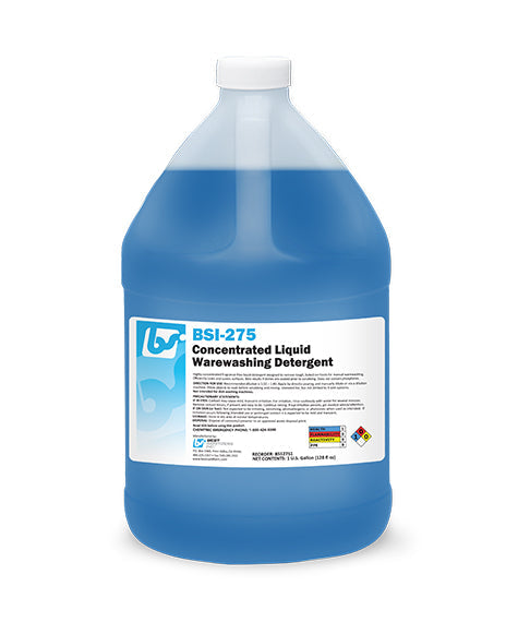 BSI-275 Concentrated Liquid Warewashing Detergent