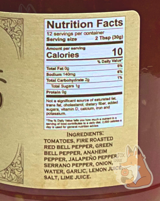 Buc-ee's 5-Fire Roasted Pepper Salsa