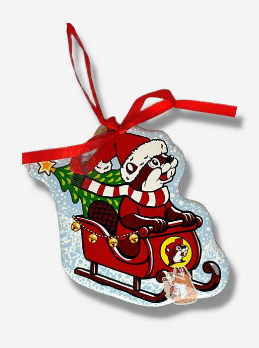 Buc-ee's Sleigh Ceramic Ornament 2025