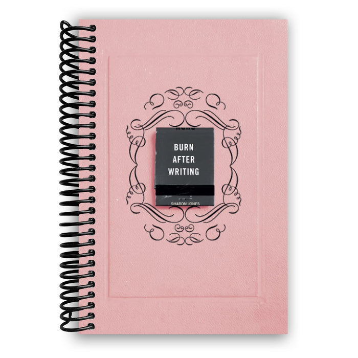Burn After Writing (Pink) (Spiral Bound)