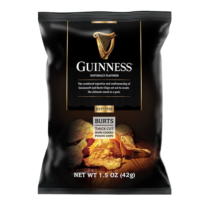 Burts Guinness Hand Cooked Potato Chips 42g