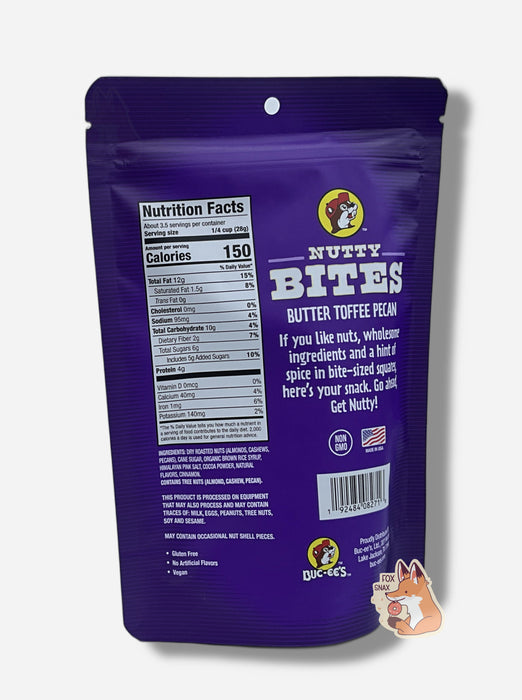 Buc-ee's Butter Toffee Pecan Nutty Bites