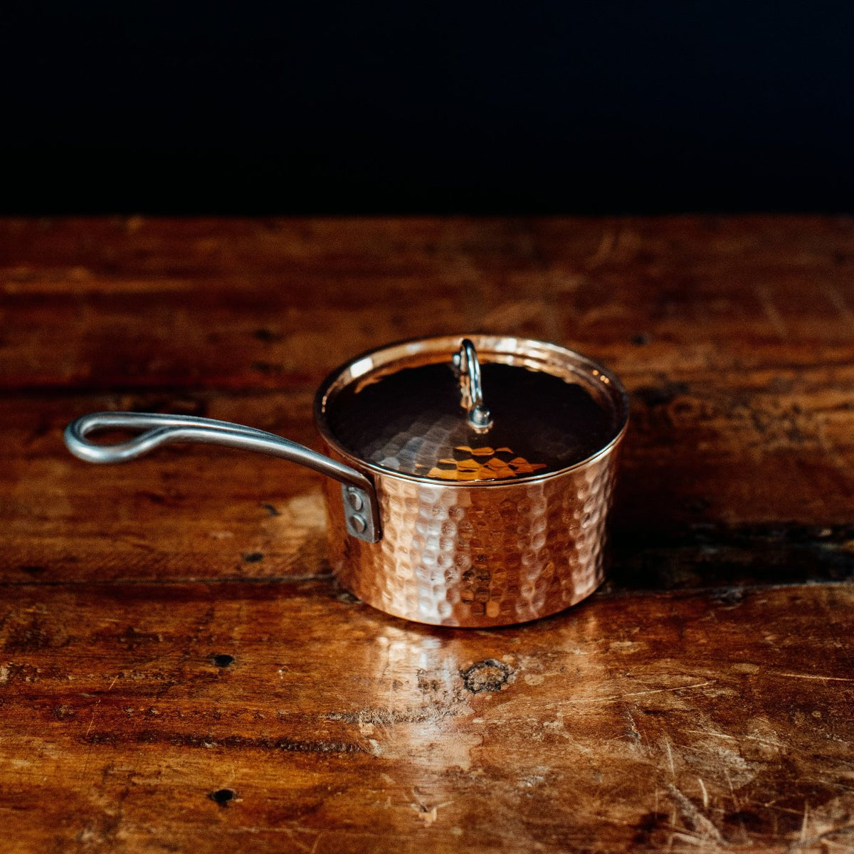 Copper Butter Pot Petite French Copper Butter Pot With Lid — Specialty Food Source