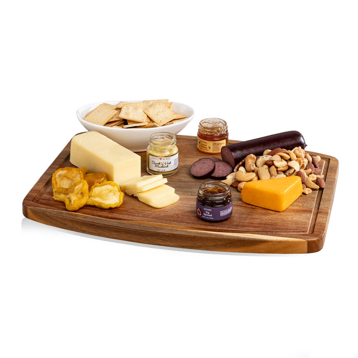 Ovale Cutting Board with Gourmet Gift Pack