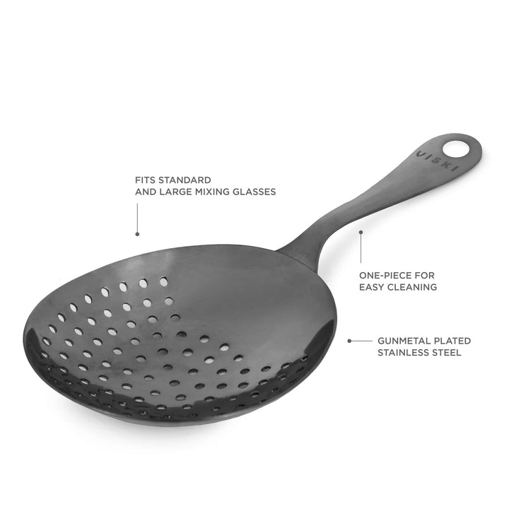 Warren Julep Strainer in Gunmetal - Thumbnail 2