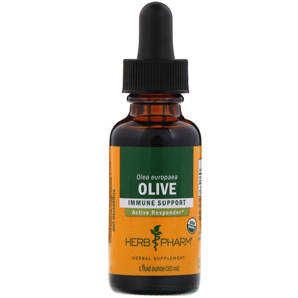 Herb Pharm Olive Leaf Extract - Powerful Antioxidant Support - 1 Fl Oz