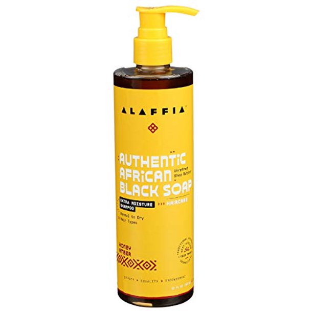 Alaffia Nourishing Shampoo | Honey Amber | Moisture Rich | 12 Fl Oz