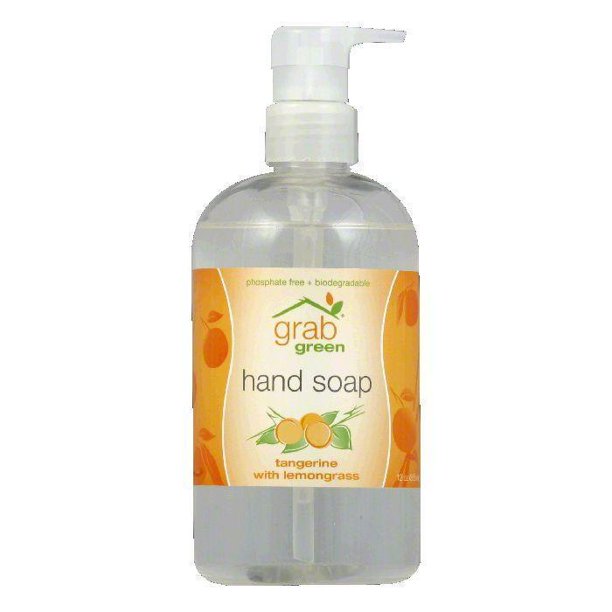 Grab Green Tangy Lemongrass Hand Soap - Case of 6 - 12 Fl.oz