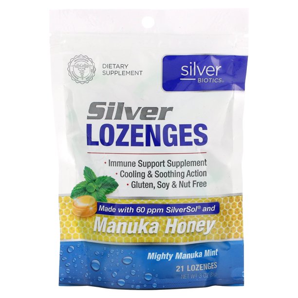 Silver Biotics Manuka Honey Lozenges