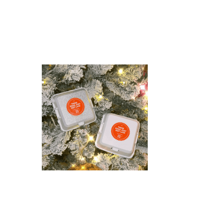 "Just Got Laid" 4-Egg Carton