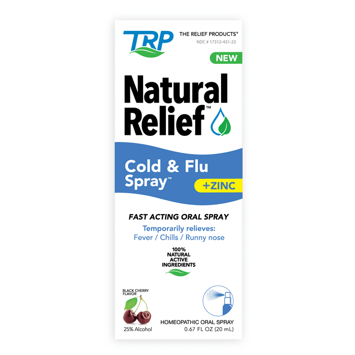 Trp Company - Cold & Flu Spray, 0.67 fl oz (Each) - Natural Relief Remedy