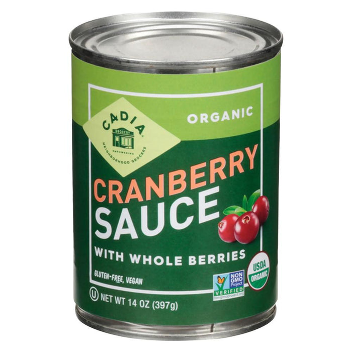 CADIA - Organic Cranberry Sauce w/ Whole Berries (14OZ)