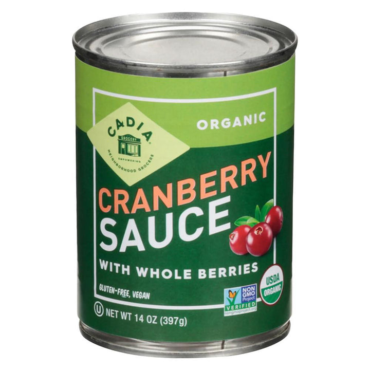 whole food plant based cranberry sauce CADIA