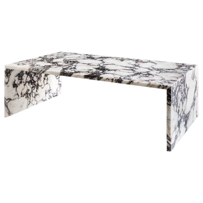 Calacatta Viola Marble Plain Design Coffee Table Polished (W)20" (L)36" (H)12"