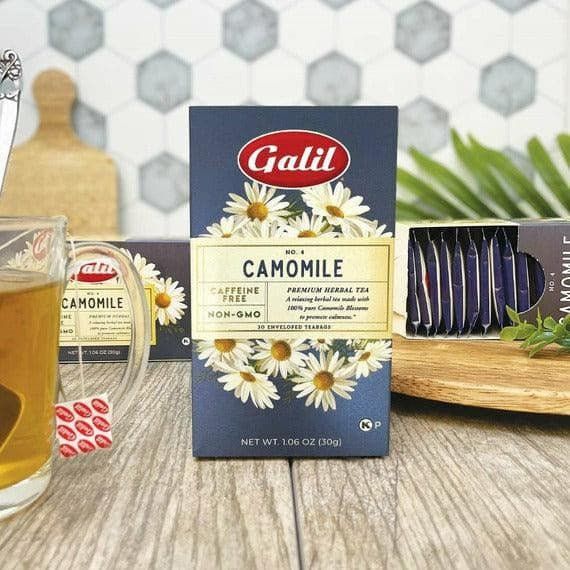 Camomile Herbal Tea | 20' Tea Bags | 1.06 oz | Galil