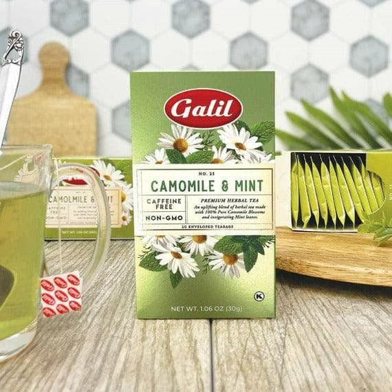 Camomile & Mint Herbal Tea | 1.05 oz | Galil
