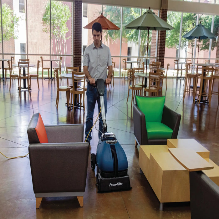 Powr-Flite 16" Compact Automatic Floor Scrubber & Grout Cleaner - CAS16