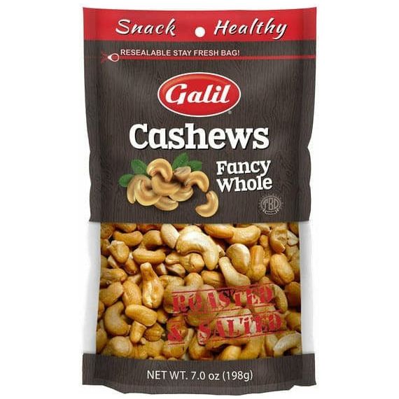 Cashews | Whole Roasted/Salted | 7 oz | Galil
