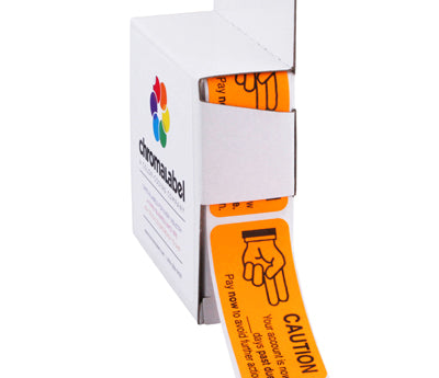 "Past Due Payment" Collection Labels - 1" x 2-1/4" - 250/Box