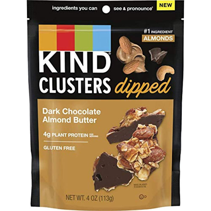 Kind Cluster Dark Chocolate Almond Butter - 8-Pack, 4 Oz