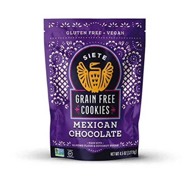 Siete Mexican Chocolate Cookies - 4.5 Oz (Pack of 10)