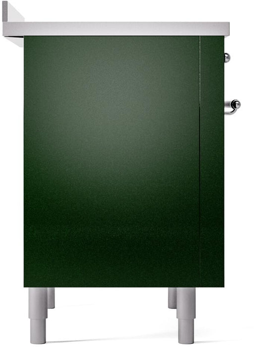 ILVE Nostalgie II 36 " Electric Range, Emerald Green, Chrome Trim UPI366NMPEGC