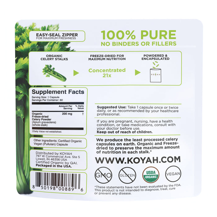 Organic Celery Capsules