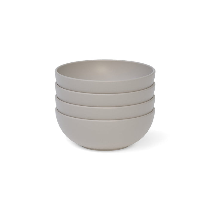 24 oz Round Cereal Bowl Set of 4 - Stone