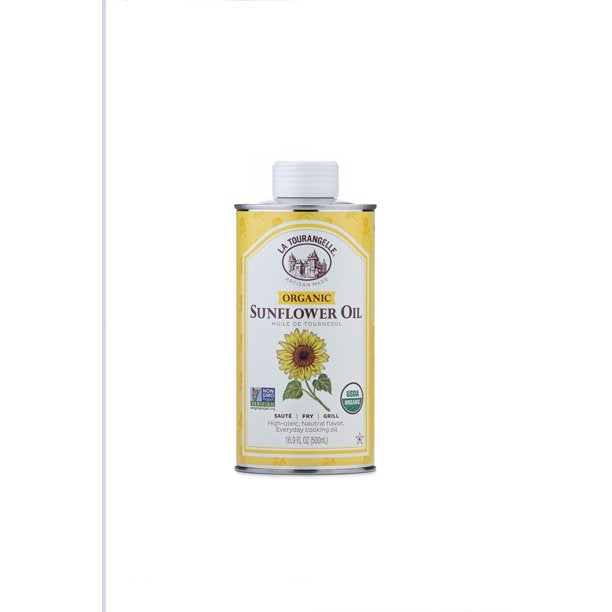 La Tourangelle USDA Organic Sunflower Oil - 16.9 Fl. Oz - Case of 6