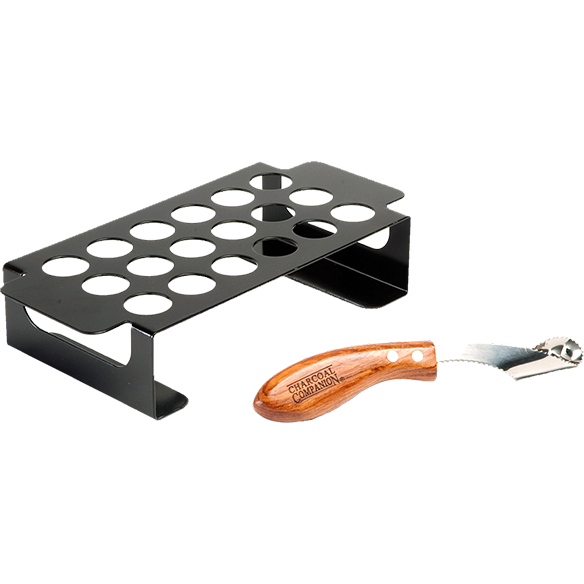 Charcoal Companion Chili Pepper Grilling Rack and Corer Set