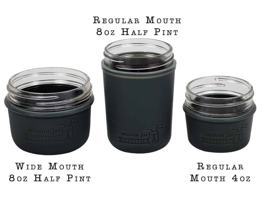 Silicone Sleeve for 4oz Mason Jars