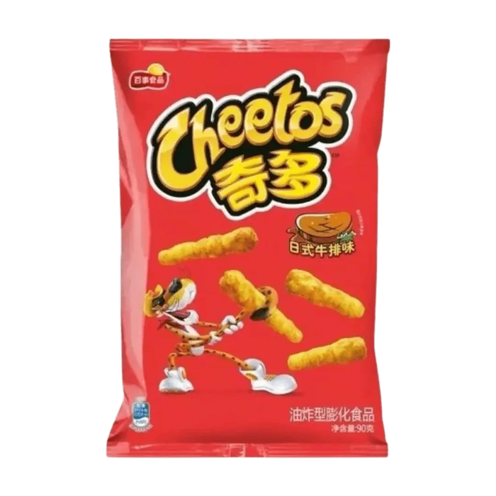Cheetos Japanese Steak Flavor – Savory Crunchy Cheese Snacks 50g Bag (Japan)