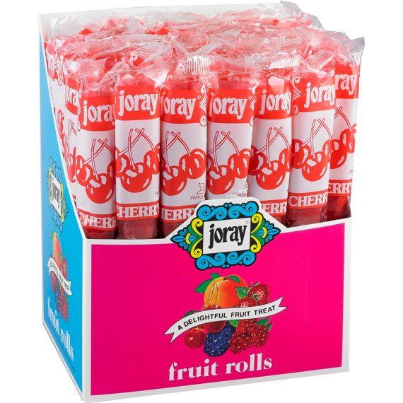 Cherry Fruit Rolls | Real Fruit | .75 oz | Joray