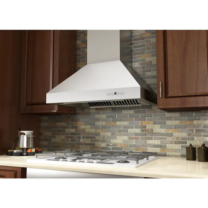 ZLINE 36" Remote Blower Wall Mount Range Hood in Stainless Steel, 697-RS-36-400