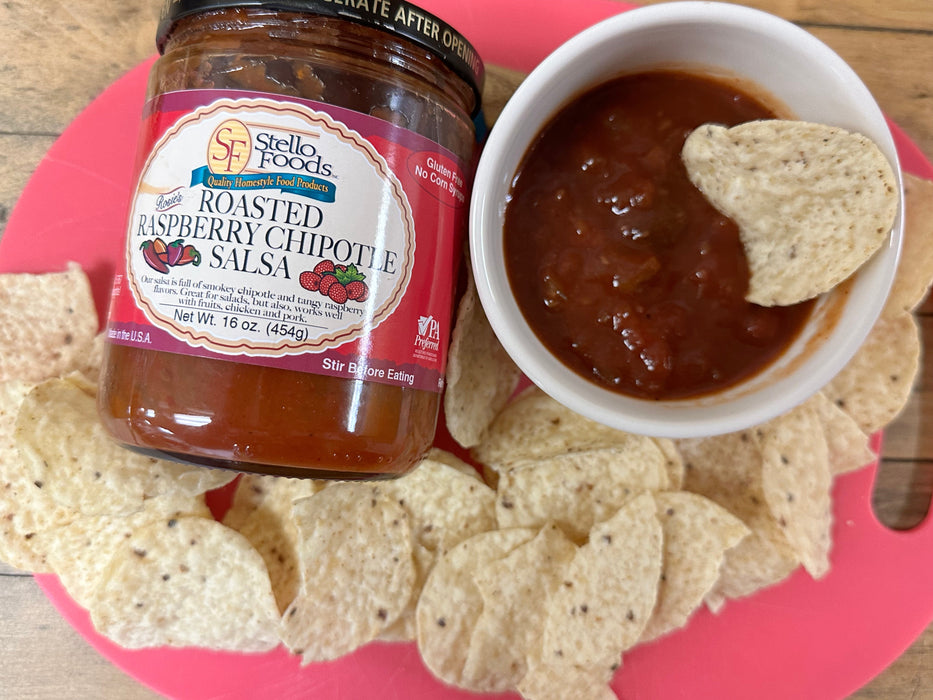 Stello Foods - Rosie's Roasted Raspberry Chipotle Salsa 16 oz