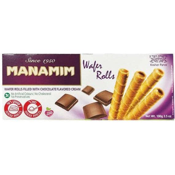 Chocolate Wafer Rolls | 3.5 oz | Manamim