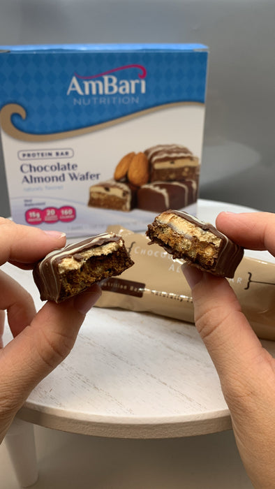 Chocolate Almond Wafer Bars