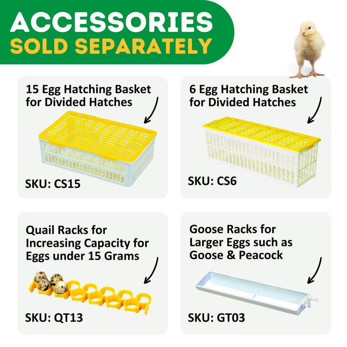 CT120 SH - Egg Incubator - Setter & Hatcher