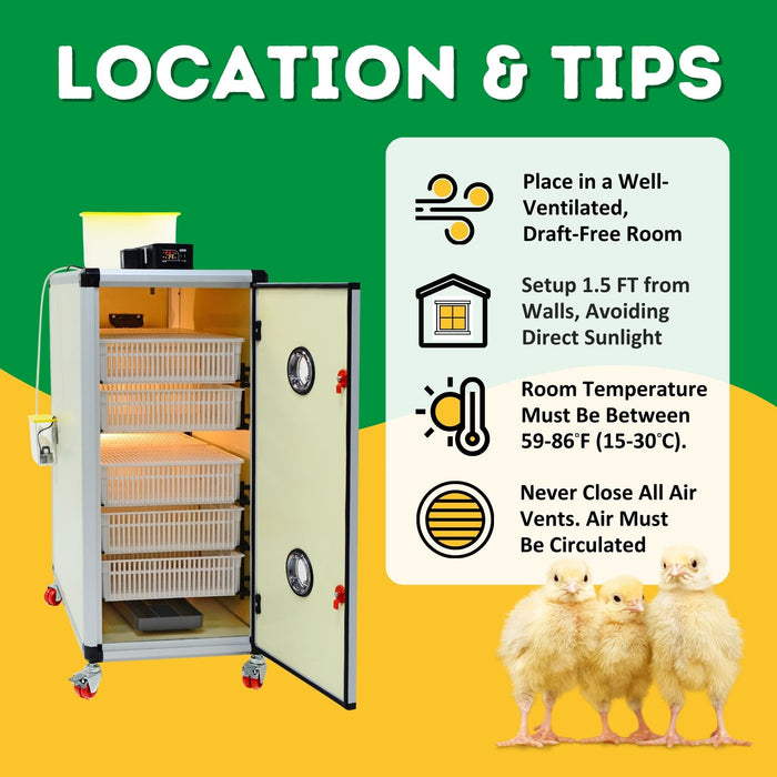 HB350 H - Egg Incubator - Hatcher