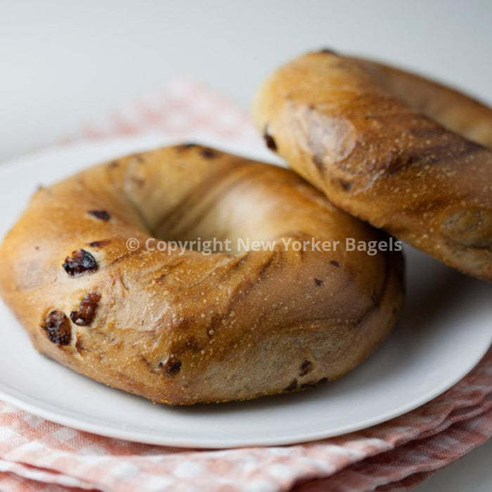 Cinnamon Raisin Bagels - 2 Dozen
