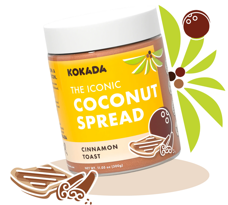 Kokada Cinnamon Spread with Coconut - 11.05 Oz. Case of 8