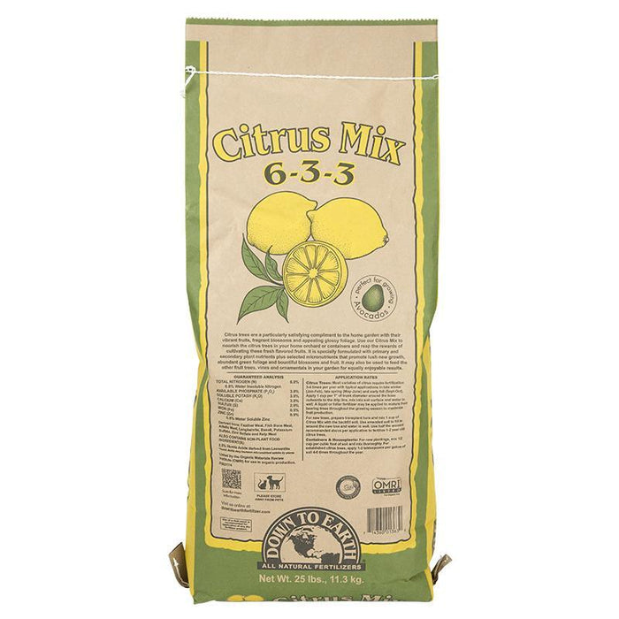 Citrus Mix Fertilizer 6-3-3 (25 lb Bag)