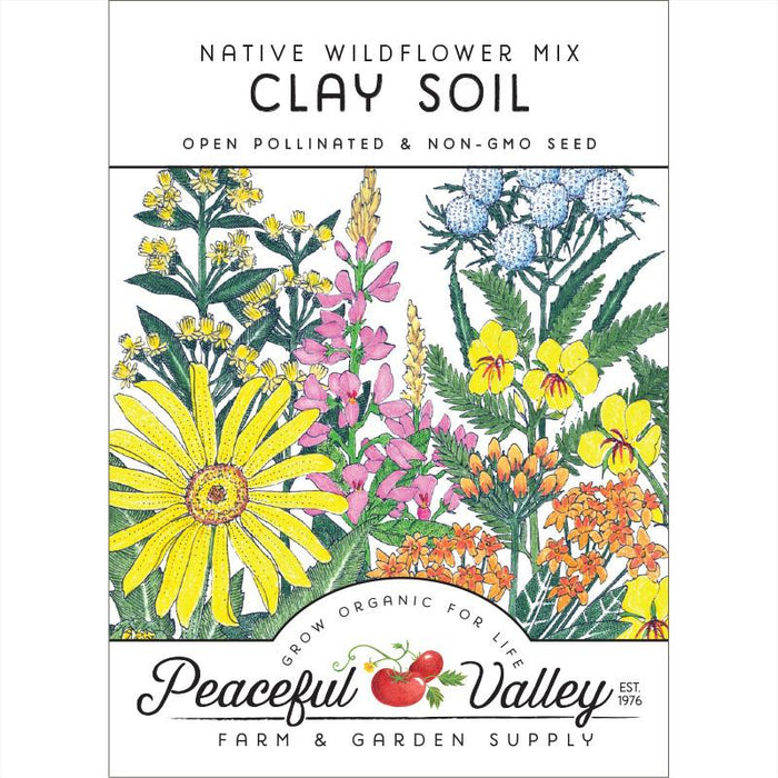 Clay Soil Loving Native Wildflower Mix (pack)