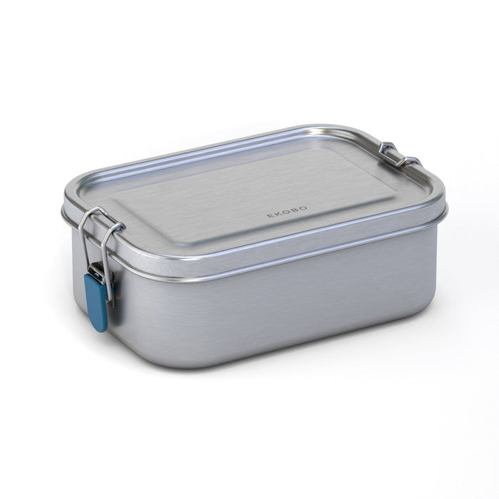 Stainless Steel Lunch Box with heat safe insert - Blue Abyss