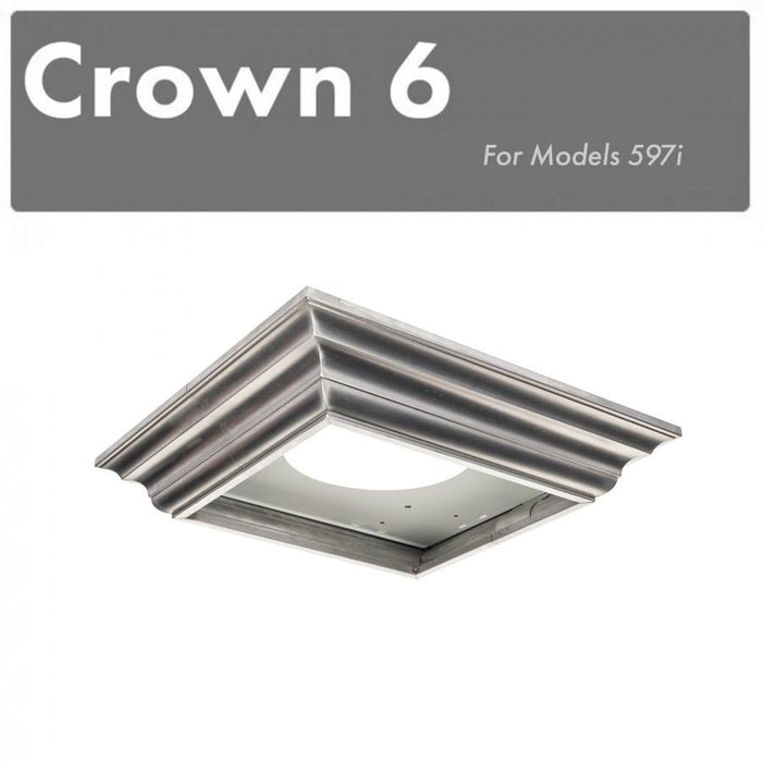 ZLINE Crown Molding #6 for Island Range Hood, CM6-597i