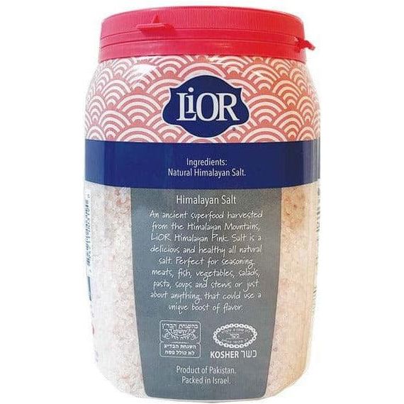 Coarse Himalayan Pink Salt | Chefs Jar | 35.2 oz (2.2 lbs) | LiOR