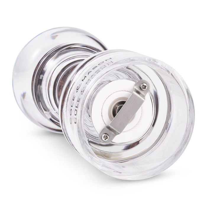 Cole & Mason Liverpool 5.5" Acrylic Salt & Pepper Mill Set with Himalayan Salt