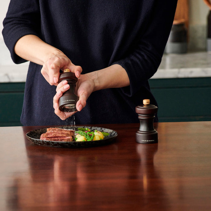 Cole & Mason Hoxton Chocolate Wood Salt & Pepper Mills