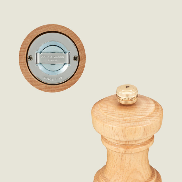 Cole & Mason Hoxton Natural Beech Salt & Pepper Mills